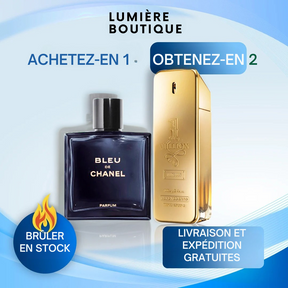 2 Parfums pour hommes importés (100 ml) - 1 Million | BLEU (Lumiére Boutique 5 Ans)